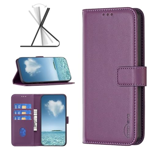 COQUE Hülle für Tecno Camon 40 Pro 5G Handyhülle Premium Leder 3 Kartenschlitz Brieftasche für Tecno Camon 40 Pro 5G Hülle-Rot COQUE Hülle für Tecno Camon 40 Pro 5G Handyhülle Premium Leder 3 Kartenschlitz Brieftasche für Tecno Camon 40 Pro 5G Hülle-Rot von COQUE