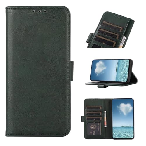 COQUE Hülle für Xiaomi Redmi Note 14S 4G Cover, Spiegelfenster, Kuhmuster, Handyhülle mit Kartensteckplatz, Soßfest, Flip-Cover für Xiaomi Redmi Note 14S 4G-Green COQUE Hülle für Xiaomi Redmi Note 14S 4G Cover, Spiegelfenster, Kuhmuster, Handyhülle mit Kartensteckplatz, Soßfest, Flip-Cover für Xiaomi Redmi Note 14S 4G-Green von COQUE