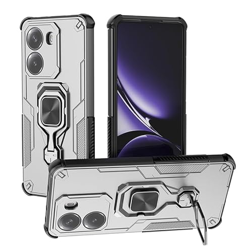 COQUE Hülle für Xiaomi Redmi Turbo 4 Pro, Robuste Magnet-Handyhülle mit Metall-Kickstand, rutschfest & Air Cushion Schutz, Schutzhülle für Xiaomi Redmi Turbo 4 Pro-Grau COQUE Hülle für Xiaomi Redmi Turbo 4 Pro, Robuste Magnet-Handyhülle mit Metall-Kickstand, rutschfest & Air Cushion Schutz, Schutzhülle für Xiaomi Redmi Turbo 4 Pro-Grau von COQUE