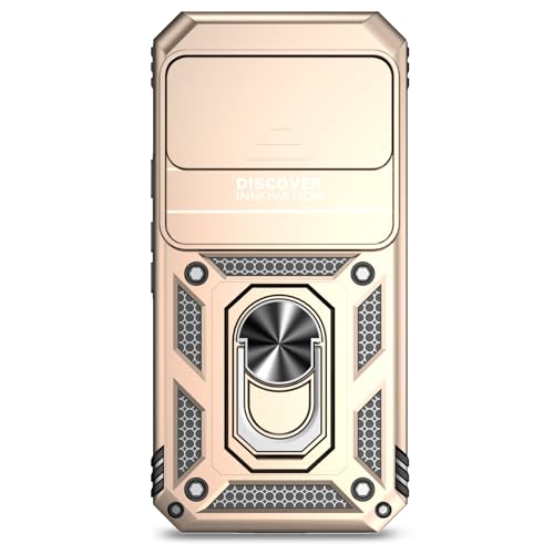 COQUE Militärstandard-Schutzhülle für Google Pixel 10, Vollständiger Schutz, Schiebe-Privatsphärenabdeckung, Kickstand & Atmungsaktives Design-Gold COQUE Militärstandard-Schutzhülle für Google Pixel 10, Vollständiger Schutz, Schiebe-Privatsphärenabdeckung, Kickstand & Atmungsaktives Design-Gold von COQUE
