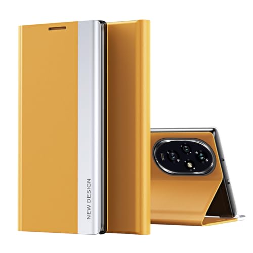 COQUE Schutzhülle für Honor 200 Pro, ultradünn, Klapphülle, rechte Seite, magnetische Lederschale, stoßfeste TPU-Handyhülle für Honor 200 Pro, Gelb COQUE Schutzhülle für Honor 200 Pro, ultradünn, Klapphülle, rechte Seite, magnetische Lederschale, stoßfeste TPU-Handyhülle für Honor 200 Pro, Gelb von COQUE