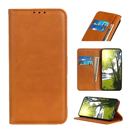 COQUE Sony Xperia 10 VI Hülle, Rindsleder magnetisch attraktive Handyhülle, Flip Wallet mit Kartenschlitz, für Sony Xperia 10 VI-Braun COQUE Sony Xperia 10 VI Hülle, Rindsleder magnetisch attraktive Handyhülle, Flip Wallet mit Kartenschlitz, für Sony Xperia 10 VI-Braun von COQUE