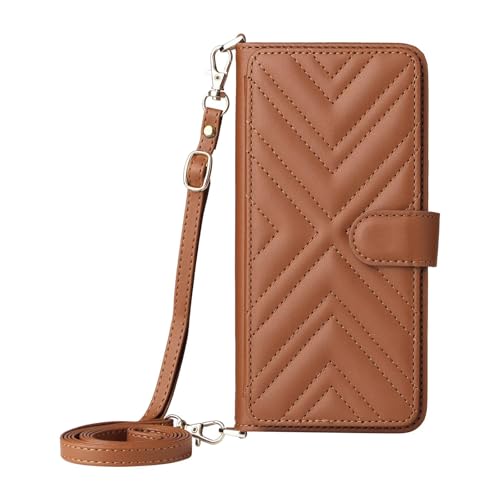 COQUE Stoßfeste Wellen-Design Klapphülle für Xiaomi Redmi A5 4G – Magnetische Ledertasche mit Mehreren Kartenfächern-Braun COQUE Stoßfeste Wellen-Design Klapphülle für Xiaomi Redmi A5 4G – Magnetische Ledertasche mit Mehreren Kartenfächern-Braun von COQUE