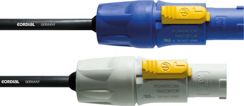 CFCA 1,5 FCB - Kabel Powercon A auf Powercon B, 1,5 m von CORDIAL