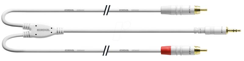 CFY 1,5 WCC-L-SN - CORDIAL Y-Adapter Kabel von CORDIAL