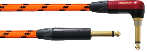 CORDIAL CABLES Gitarrenkabel 3m orange silent abgewinkelt UV-reaktiv CORDIAL CABLES Gitarrenkabel 3m orange silent abgewinkelt UV-reaktiv von CORDIAL