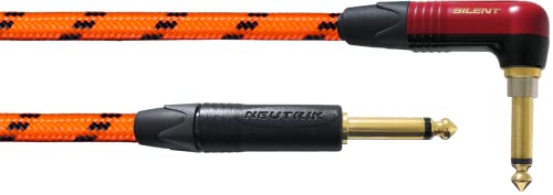 CORDIAL CABLES Gitarrenkabel 6m orange silent abgewinkelt UV-reaktiv CORDIAL CABLES Gitarrenkabel 6m orange silent abgewinkelt UV-reaktiv von CORDIAL