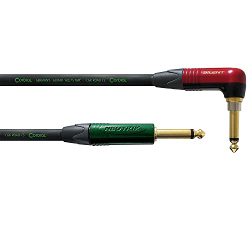 CORDIAL CABLES Gitarrenkabel Klinke/Klinke SILENT abgewinkelt Road - 3m INSTRUMENT KABEL Peak Silent CORDIAL CABLES Gitarrenkabel Klinke/Klinke SILENT abgewinkelt Road - 3m INSTRUMENT KABEL Peak Silent von CORDIAL
