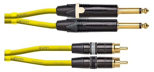 CORDIAL CABLES Jack/RCA 3m gelb DJ-Kabel Ceon Jack / RCA CORDIAL CABLES Jack/RCA 3m gelb DJ-Kabel Ceon Jack / RCA von CORDIAL