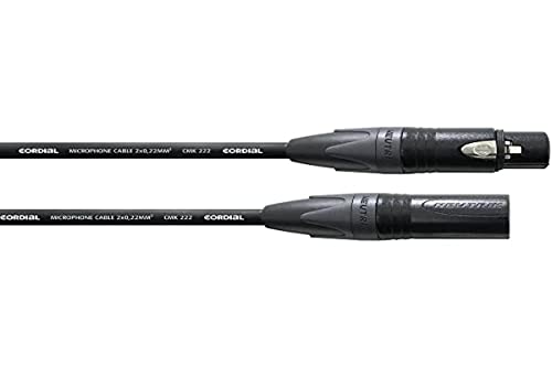 CORDIAL CABLES Mikrofonkabel Peak Neutrik XLR 1,5m MIKROPHONE KABEL Select Symmetrisch Standard CORDIAL CABLES Mikrofonkabel Peak Neutrik XLR 1,5m MIKROPHONE KABEL Select Symmetrisch Standard von CORDIAL