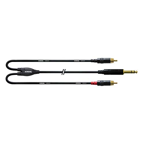 CORDIAL CABLES Y-Kabel Träger Klinke Stereo/2 Rca 90 cm BRETELLE Essentials Klinke / Verschiedene von CORDIAL