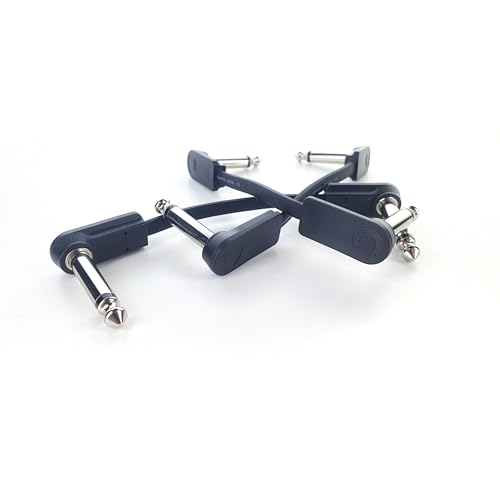 CORDIAL - ECL EI0.10RR - Kabel patch flach Gitarre jack abgewinkelt 10 cm von CORDIAL