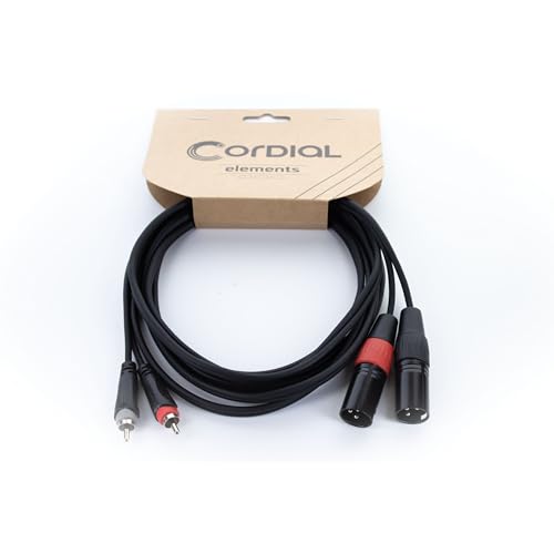 CORDIAL Kabel ECL EU1MC Kabel AUDIO Elements RCA / XLR CORDIAL Kabel ECL EU1MC Kabel AUDIO Elements RCA / XLR von CORDIAL