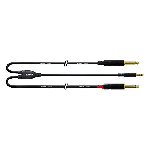 CORDIAL Kabel Y Adapter minijack stereo/2 jack mono lang 3 m Kabel Adapter Essentials Mini-Jack / Jack CORDIAL Kabel Y Adapter minijack stereo/2 jack mono lang 3 m Kabel Adapter Essentials Mini-Jack / Jack von CORDIAL