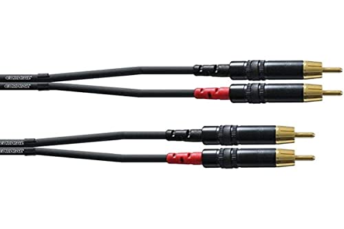 CORDIAL Kabel audio doppelt Rca/Rca 30 cm Kabel AUDIO Essentials RCA von CORDIAL