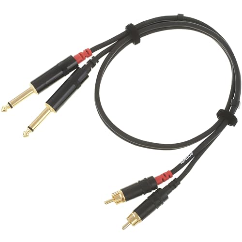 CORDIAL Kabel audio doppelt jack mono - RCA 60 cm Kabel AUDIO Essentials Jack von CORDIAL