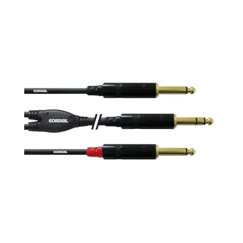 CORDIAL Kabel audio jack st. - 2 jack mono 90 cm Kabel Adapter Essentials Jack CORDIAL Kabel audio jack st. - 2 jack mono 90 cm Kabel Adapter Essentials Jack von CORDIAL