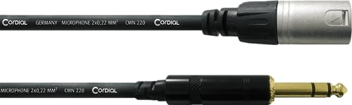 CORDIAL Kabel audio stereo XLR male/jack male stereo 6 m Kabel AUDIO Essentials XLR / Jack CORDIAL Kabel audio stereo XLR male/jack male stereo 6 m Kabel AUDIO Essentials XLR / Jack von CORDIAL