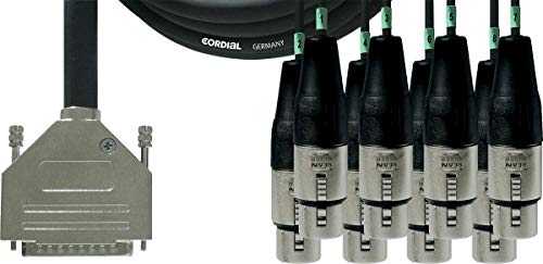 CORDIAL Kabel interface sub-D/8 XLR females 3 m Kabel Digitalkabel Mehrpaarig Studio Pinbelegung Tascam CORDIAL Kabel interface sub-D/8 XLR females 3 m Kabel Digitalkabel Mehrpaarig Studio Pinbelegung Tascam von CORDIAL
