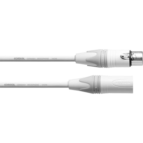 CORDIAL Kabel micro XLR 10 m weiß Kabel MICROPHONE Peak symmetrisch CORDIAL Kabel micro XLR 10 m weiß Kabel MICROPHONE Peak symmetrisch von CORDIAL