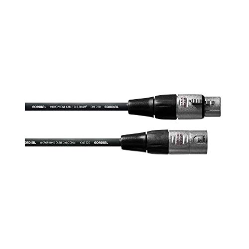 CORDIAL Kabel micro XLR 50 cm Kabel MICROPHONE Essentials symmetrisch Rean Silber CORDIAL Kabel micro XLR 50 cm Kabel MICROPHONE Essentials symmetrisch Rean Silber von CORDIAL