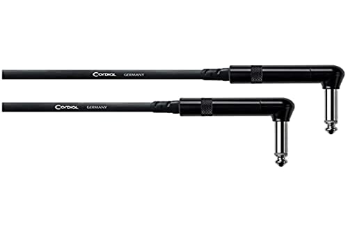 CORDIAL Kabel patch Gitarre jack abgewinkelt 60 cm Kabel INSTRUMENT Essentials Jacks abgewinkelt von CORDIAL