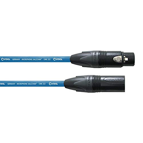 CORDIAL XLR-Mikrofonkabel 10 m blau CORDIAL XLR-Mikrofonkabel 10 m blau von CORDIAL