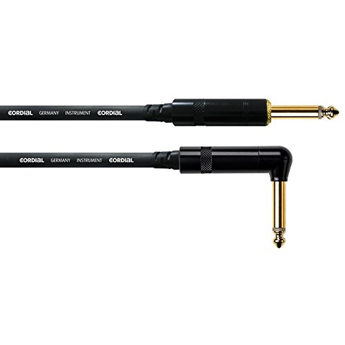 CORDIAL - CCI9PR - Gitarrenkabel gerade/gewinkelt 9 m, REAN-Stecker 6,35 mm, vergoldet, Essentials CORDIAL - CCI9PR - Gitarrenkabel gerade/gewinkelt 9 m, REAN-Stecker 6,35 mm, vergoldet, Essentials von CORDIAL