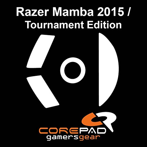 COREPAD Skatez Pro 103 Ersatz-Mausfüße, kompatibel mit Razer Mamba 2015/Tournament Edition von COREPAD
