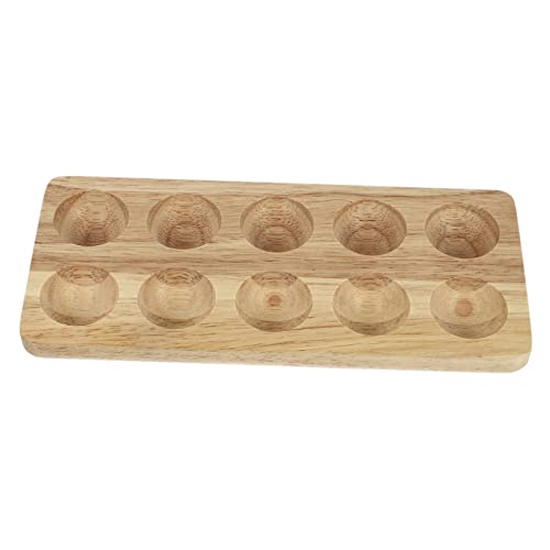 CORHAD 1 Stück Eierablage Aus Holz Eierbefestigungshalter Einfaches Eierregal Eierhalter Aus Holz Eierschutzhalter Eieraufbewahrungshalter Heimküchengeschirr von CORHAD