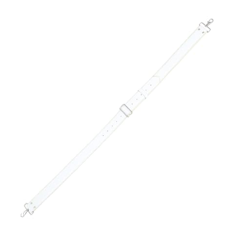 CORHAD 1Stück Verstellbarer Snare Drum Schultergurt Langlebiger Trommelgürtel für Percussion Instrumente Weiß Ergonomisches Design Erweiterte für Männer und Frauen von CORHAD
