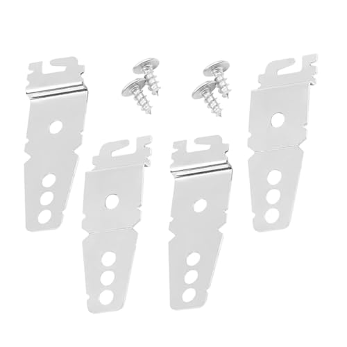 CORHAD 4 Stück Spülmaschinenständer Spülmaschinen-clips Halterung Für Die Spülmaschine Seitlich Montierter Steckverbinder Austausch Der Spülmaschinenhalterung Geschirrspüler Silver Metall CORHAD 4 Stück Spülmaschinenständer Spülmaschinen-clips Halterung Für Die Spülmaschine Seitlich Montierter Steckverbinder Austausch Der Spülmaschinenhalterung Geschirrspüler Silver Metall von CORHAD