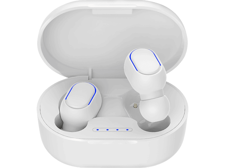 CORN TECHNOLOGY TWS-BT-V9W, In-ear Kopfhörer Bluetooth White von CORN TECHNOLOGY