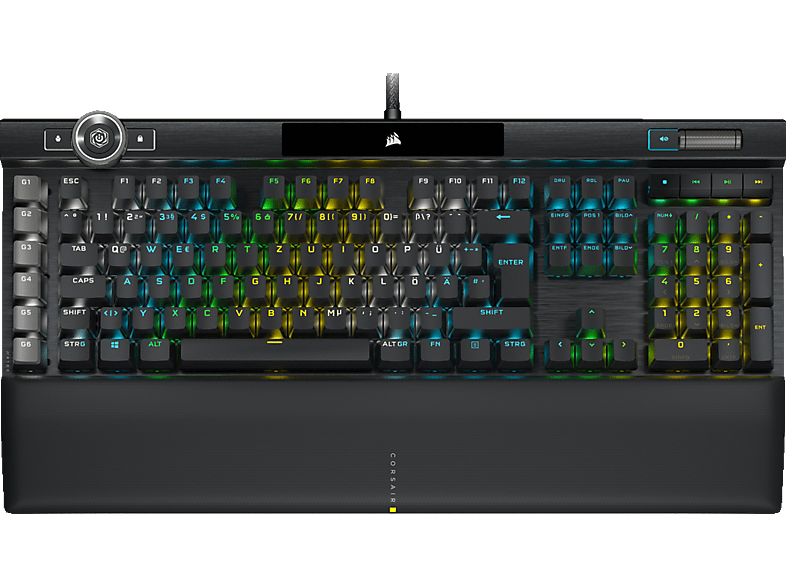 CORSAIR K100 RGB, Gaming Tastatur, Opto-Mechanical, kabelgebunden, Schwarz CORSAIR K100 RGB, Gaming Tastatur, Opto-Mechanical, kabelgebunden, Schwarz von CORSAIR