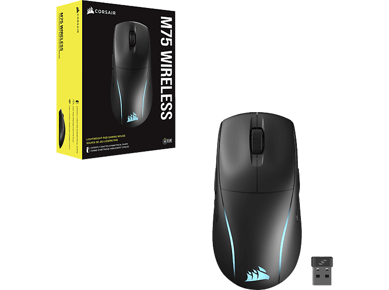 CORSAIR M75 Gaming-Maus, Schwarz von CORSAIR