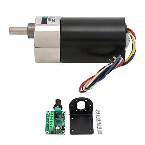 Bürstenloser Motor XD 37GB3650, DC bürstenloser Motor mit Klammergouverneur, niedriger Geschwindigkeits -24 -V -Motor für die CNC -Werkzeugmaschine, Mini -Motor mit CW/CCW (30rpm/min) von COSMICROWAVE