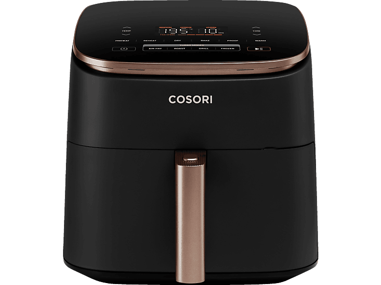 COSORI CAF-DC602-KEUR Turbo Blaze 6.0 Liter Heißluftfritteuse 1725 Watt Schwarz von COSORI