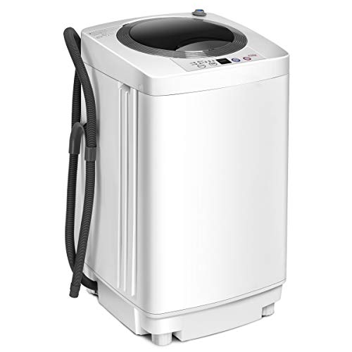 COSTWAY Mini Waschmaschine 3,5KG, Waschvollautomat mit Schleuder, 6 Programme, Toplader Waschmaschine inkl. Pumpe, 240W Waschmaschine klein für Appartement, Wohnmobil & Camping COSTWAY Mini Waschmaschine 3,5KG, Waschvollautomat mit Schleuder, 6 Programme, Toplader Waschmaschine inkl. Pumpe, 240W Waschmaschine klein für Appartement, Wohnmobil & Camping von COSTWAY