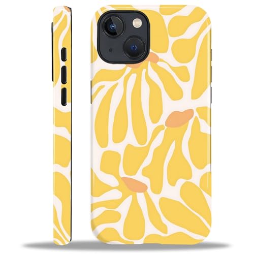 COTAIL Schutzhülle für iPhone 13 14, Hybrid-Schutzhülle mit 2 Schichten, militärischer Schutz, langlebig, stoßfest, kratzfest, Matisse-gelbe Blume COTAIL Schutzhülle für iPhone 13 14, Hybrid-Schutzhülle mit 2 Schichten, militärischer Schutz, langlebig, stoßfest, kratzfest, Matisse-gelbe Blume von COTAIL