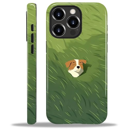 COTAIL Schutzhülle für iPhone 14 Pro Max, 2-lagige Hybrid-Hülle, militärischer Schutz, langlebig, stoßfest, kratzfest, Hund im Gras COTAIL Schutzhülle für iPhone 14 Pro Max, 2-lagige Hybrid-Hülle, militärischer Schutz, langlebig, stoßfest, kratzfest, Hund im Gras von COTAIL