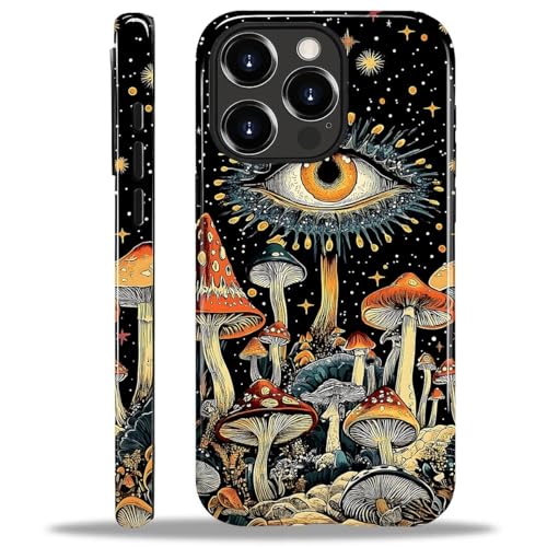 COTAIL Schutzhülle für iPhone 14 Pro Max, 2-lagige Hybrid-Hülle, militärischer Schutz, langlebig, stoßfest, kratzfest, Trippy Mushrooms Eye COTAIL Schutzhülle für iPhone 14 Pro Max, 2-lagige Hybrid-Hülle, militärischer Schutz, langlebig, stoßfest, kratzfest, Trippy Mushrooms Eye von COTAIL