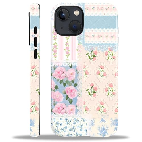 COTAIL Schutzhülle für iPhone 15 Plus, Hybrid-Hülle, 2-lagig, militärischer Schutz, langlebig, stoßfest, kratzfest, florales Spitzen-Patchwork COTAIL Schutzhülle für iPhone 15 Plus, Hybrid-Hülle, 2-lagig, militärischer Schutz, langlebig, stoßfest, kratzfest, florales Spitzen-Patchwork von COTAIL
