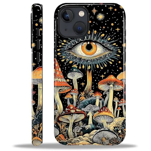COTAIL Schutzhülle für iPhone 15 Plus, Hybrid-Schutzhülle, 2-lagig, militärischer Schutz, langlebig, stoßfest, kratzfest, Trippy Mushrooms Eye COTAIL Schutzhülle für iPhone 15 Plus, Hybrid-Schutzhülle, 2-lagig, militärischer Schutz, langlebig, stoßfest, kratzfest, Trippy Mushrooms Eye von COTAIL