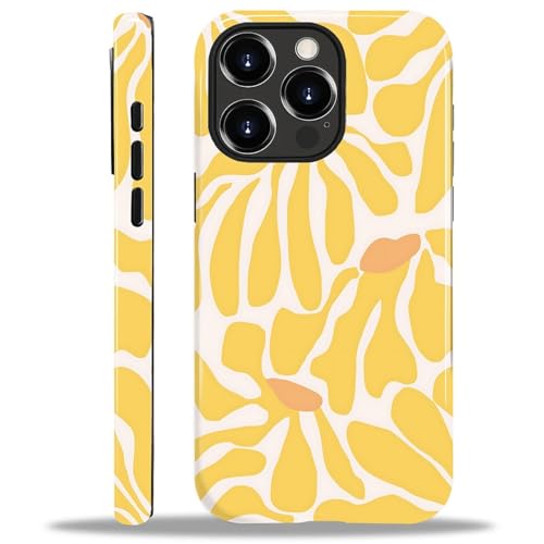 COTAIL Schutzhülle für iPhone 15 Pro Max, 2-lagige Hybrid-Hülle, militärischer Schutz, langlebig, stoßfest, kratzfest, Matisse-gelbe Blume COTAIL Schutzhülle für iPhone 15 Pro Max, 2-lagige Hybrid-Hülle, militärischer Schutz, langlebig, stoßfest, kratzfest, Matisse-gelbe Blume von COTAIL