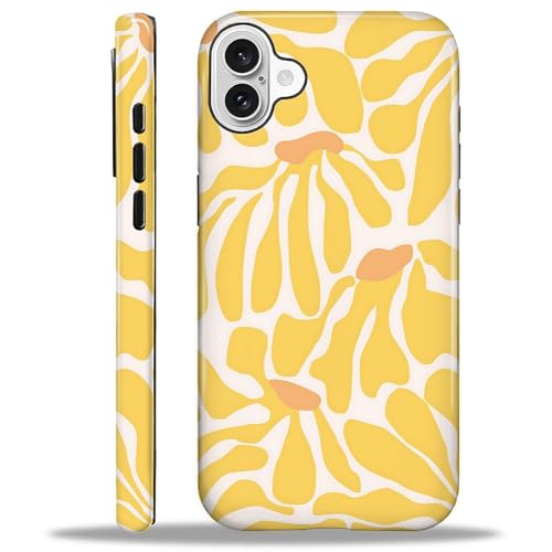 COTAIL Schutzhülle für iPhone 16 Plus, Hybrid-Schutzhülle, 2-lagig, militärischer Schutz, langlebig, stoßfest, kratzfest, Matisse-gelbe Blume COTAIL Schutzhülle für iPhone 16 Plus, Hybrid-Schutzhülle, 2-lagig, militärischer Schutz, langlebig, stoßfest, kratzfest, Matisse-gelbe Blume von COTAIL