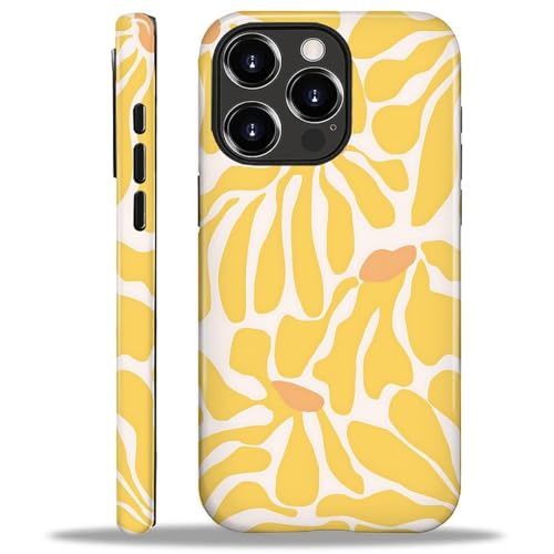 COTAIL Schutzhülle für iPhone 16 Pro, Hybrid-Schutzhülle, 2-lagig, militärischer Schutz, langlebig, stoßfest, kratzfest, Matisse-gelbe Blume COTAIL Schutzhülle für iPhone 16 Pro, Hybrid-Schutzhülle, 2-lagig, militärischer Schutz, langlebig, stoßfest, kratzfest, Matisse-gelbe Blume von COTAIL