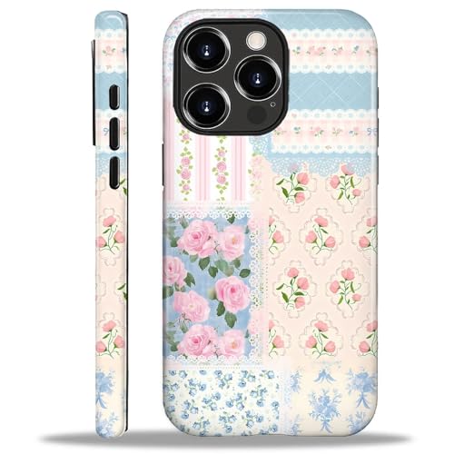 COTAIL Schutzhülle für iPhone 16 Pro Max, Hybrid-Schutzhülle mit 2 Schichten, militärischer Schutz, langlebig, stoßfest, kratzfest, florales Spitzen-Patchwork COTAIL Schutzhülle für iPhone 16 Pro Max, Hybrid-Schutzhülle mit 2 Schichten, militärischer Schutz, langlebig, stoßfest, kratzfest, florales Spitzen-Patchwork von COTAIL