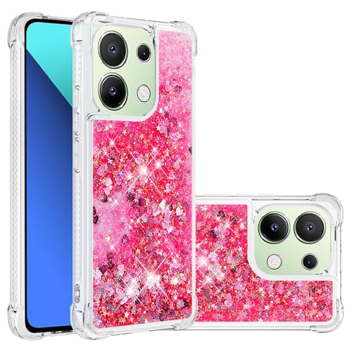 COTDINFOR Flüssigkeit Glitzer Hülle für Redmi Note 13 4G Handyhülle TPU Silikon Stoßfest Quicksand Fließend Glänzend Schlank Schutzhülle Handy hüllen für Redmi Note 13 4G TPU Love Rose YBWTLS. COTDINFOR Flüssigkeit Glitzer Hülle für Redmi Note 13 4G Handyhülle TPU Silikon Stoßfest Quicksand Fließend Glänzend Schlank Schutzhülle Handy hüllen für Redmi Note 13 4G TPU Love Rose YBWTLS. von COTDINFOR