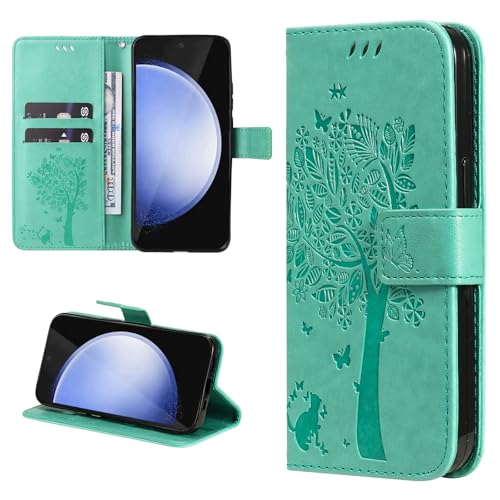 COTDINFOR Handyhülle für Huawei Honor 400 5G Hülle Flip Lederhülle Tasche Case Klappbare Wallet Cover [Standfunktion] [Kartenfächern] Magnetische Schnalle Stoßfeste für Honor 400 5G Green KTX. von COTDINFOR