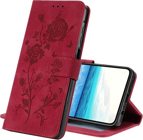 COTDINFOR Hülle für Samsung Galaxy S23 Plus Flip Lederhülle Tasche Stoßfeste Handyhülle Cover mit Kartenfach Tasche Ständer Schutzhülle PU Leder Hülle für Samsung Galaxy S23 Plus Red XYMG COTDINFOR Hülle für Samsung Galaxy S23 Plus Flip Lederhülle Tasche Stoßfeste Handyhülle Cover mit Kartenfach Tasche Ständer Schutzhülle PU Leder Hülle für Samsung Galaxy S23 Plus Red XYMG von COTDINFOR